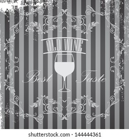 restaurant vintage grey wine