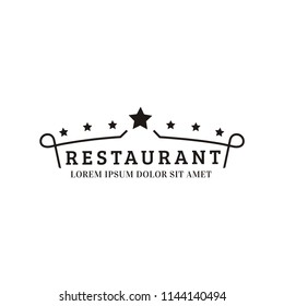 restaurant vintage logo