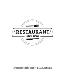 restaurant vintage logo