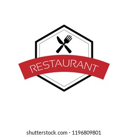 restaurant vintage logo concept