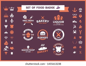 Restaurant Vintage Vector for banner, poster, flyer