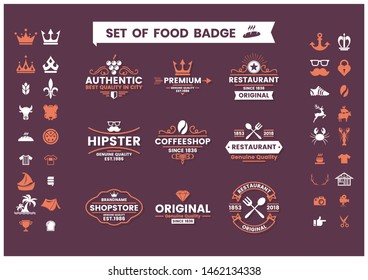 Restaurant Vintage Vector for banner, poster, flyer