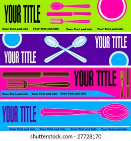 Restaurant Web Banner Templates
