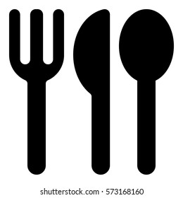 Restaurant_Food_app icon - Flat design, glyph style icon - Filled black