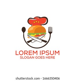 Design-Vorlage für Restaurant-/Lebensmittellogo Vektorillustrationen