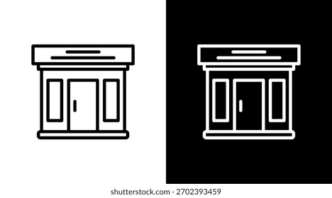 Restaurante con diseño de conjunto de iconos