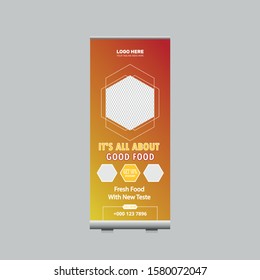 Restaurants roll up The vector illustration layout of two covers templates for square design brochure, magazine, flyer, booklet. Abstract geometric pattern creative modern blue background with 