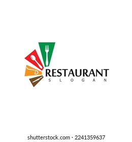 restauurant food fast logo eat design symbol