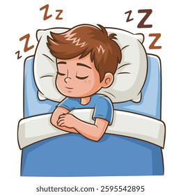 Restful sleep design vector art