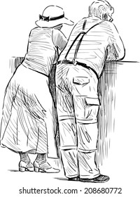 resting couple