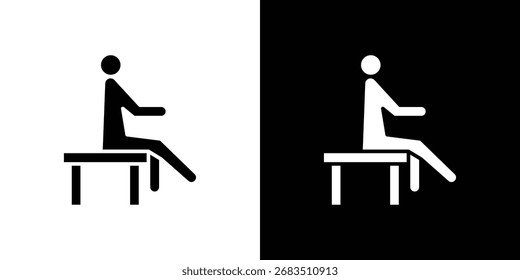 Resting icon collection. Flat illustration of vector icon