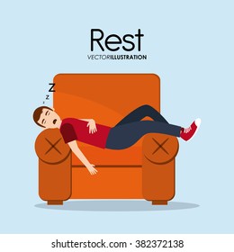 Resting icon design 