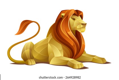 Resting lion 