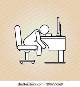 Resting and sleep design , vector illustration