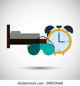 Resting and sleep design , vector illustration