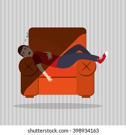 Resting and sleep design , vector illustration