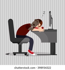 Resting and sleep design , vector illustration