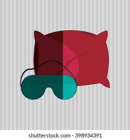 Resting and sleep design , vector illustration