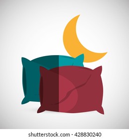 Resting and sleep design , vector illustration
