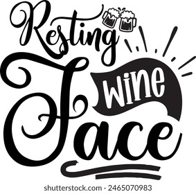 Resting wine face, Wine design