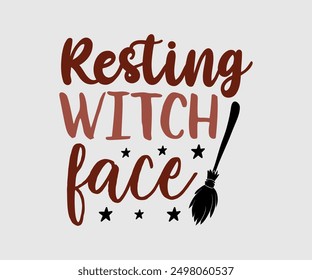 Resting Witch Face, Halloween, Ghost, Spooky Season, witch, Halloween Funny, t shirt