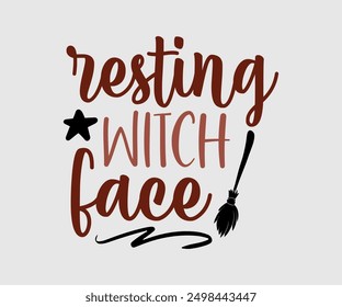 Resting Witch Face, Halloween, Ghost, Spooky Season, witch, Halloween Funny, t shirt