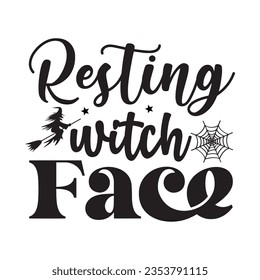 Resting Witch Face Halloween Gifts