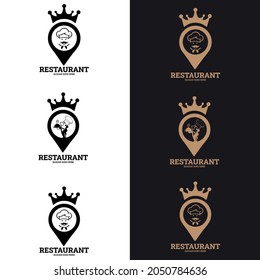 Resto Logo Template. suitable for company logo, print, digital, icon, apps, and other marketing material purpose. Resto logo set