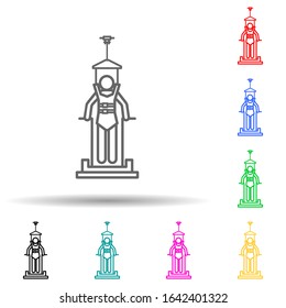restoration of bone system multi color style icon. Simple thin line, outline vector of hospital icons for ui and ux, website or mobile application