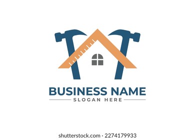 Restorations, Construction, Building, handyman Logo icon