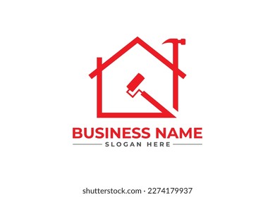 Restorations, Construction, Building, handyman Logo icon