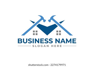 Restorations, Construction, Building, handyman Logo icon