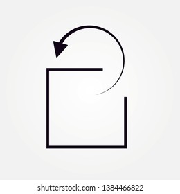 restore document outline single  icon