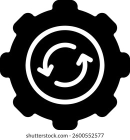 restore glyph icon illustration vector