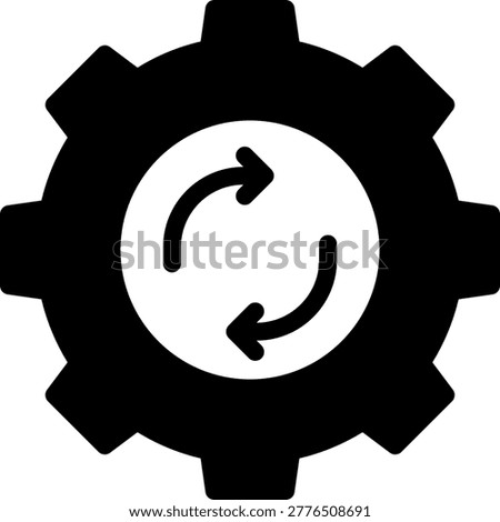 restore glyph icon illustration vector