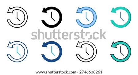 Restore icons set multiple style collection. Editable stroke 
