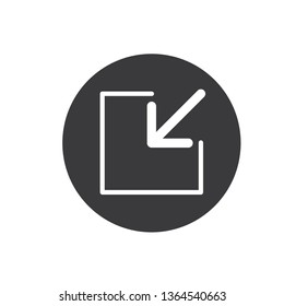 Restore view, maximize or minimize view window, full screen Icons.