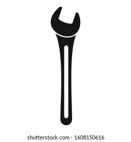 Restore wrench icon. Simple illustration of restore wrench vector icon for web design isolated on white background