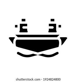 vector de icono de gafas de restauración. signo de gafas de restauración. símbolo de contorno aislado ilustración negra