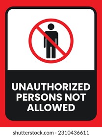 Restricted area authorized personnel only