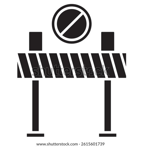 Restricted Area icon, Restricted Access Zone, Authorized Personnel Only, vector