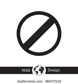 Restricted Icon, Vector