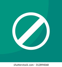 restricted icon, vector design website
