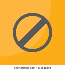 restricted icon, vector design website