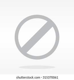 restricted icon, vector design website
