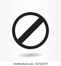 restricted icon, vector design website