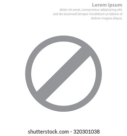 restricted icon, vector design website