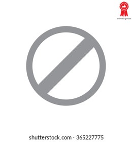 restricted icon, vector design website