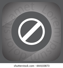 restricted icon, vector design website