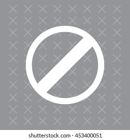 restricted icon, vector design website